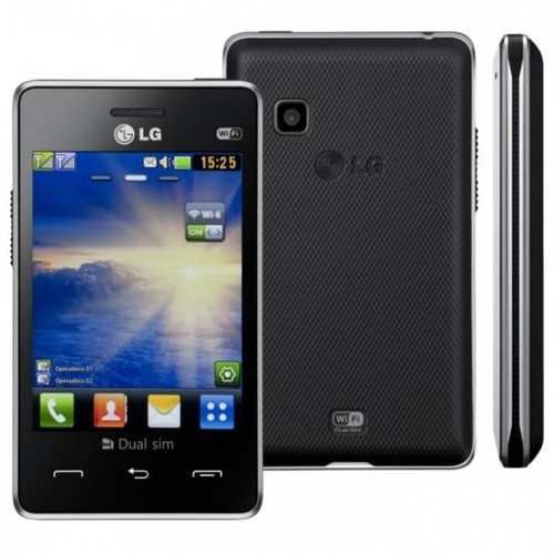 Smartphone LG T375 Sistema Próprio, Preto ou branco